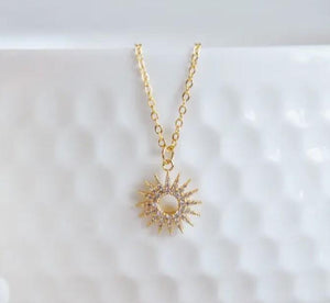 Golden Sun Necklace