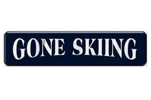 Gone Skiing Sign