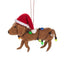 Dogs in Holiday Lights Ornament