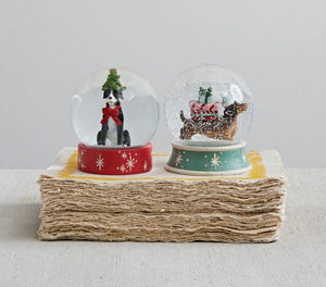 Holiday Daschund Snow Globe