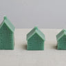 Mint Green House Shaped Candle