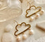 Cumulus Cloud Drop Earrings