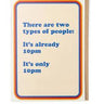 Two Types of People Greeting Card