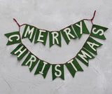 Merry Christmas Felt Garland