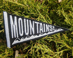 Mountains Pennant Patch