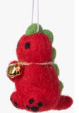 Red Mini Dinosaur Ornament