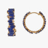 Lapis Lazuli Hoop Earrings