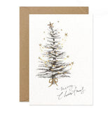 Starry Tree Christmas Card