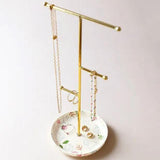 Floral Figures Jewelry Stand