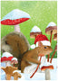 Happy Holidays Squirrel Notecards - Set of 12