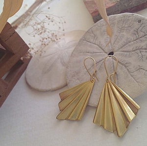 Jerrica Fan Drop Earrings