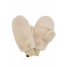 Faux Fur Mittens Beige