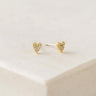 Flutter Stud Earrings Gold