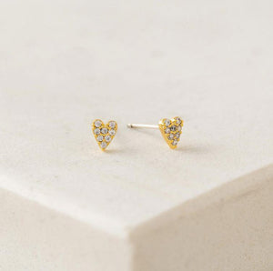 Flutter Stud Earrings Gold