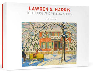 Red House amd Yellow Sleigh Holiday Cards