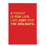 A Family Not Just For The Holidays Card