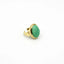 Chrysoprase Beetle Gold Ring