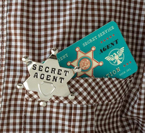 Secret Agent Badge & ID Card