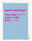 Fabulous Birthday Card