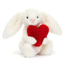 Bashful Bunny Red Love Heart - Small