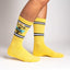 Queen Bee Athletic Ribbed Socks