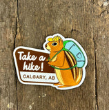 Take A Hike Sticker