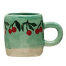 Cherries on Green Espresso Mug