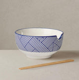 Jumbo Porcelain Noodle Bowl with Chopsticks