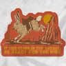 Hare Cowboy Sticker