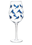 Blue Jays Wine Glass