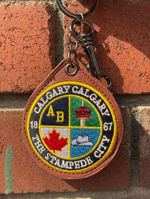 Keychain Calgary Stampede City