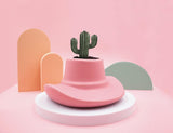 Cowboy Hat Planter