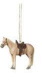 Beige Horse Ornament