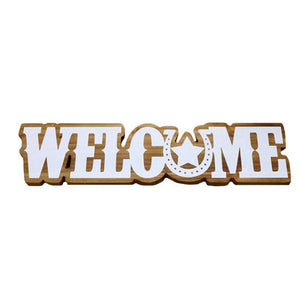 Western Welcome Sign