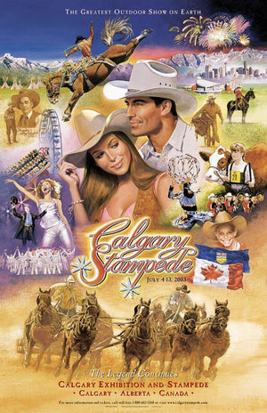 2003 Vintage Stampede Poster