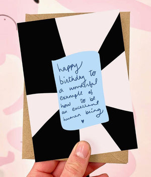 Wonderful Human Birthday Card