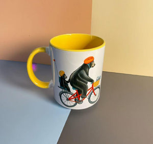 Bear on Bike Mug