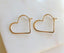 Gold Filled Small Heart Hoops