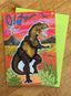 Old Dinosaur Birthday Card