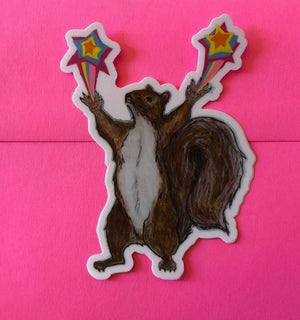 Magic Squirrel Sticker