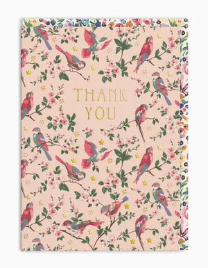 Garden Birds Thank You Card