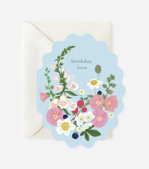 Floral Birthday Love Card