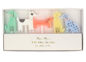 Dog Shaped Birthday Candles