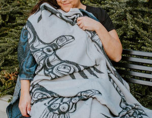 Soaring Eagle Woven Blanket