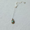 Sterling Silver Sonnet Turquoise Necklace