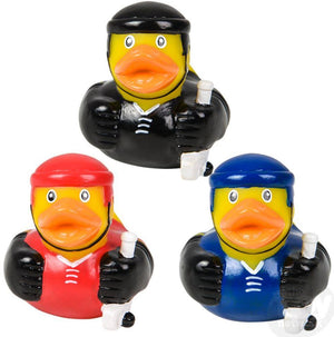 Hockey Player Rubber Ducky