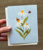 Daisies and Ladybugs Card