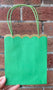 Small Dark Green Party Bag with Glitter