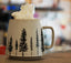 Evergreen Trees Stoneware Mug