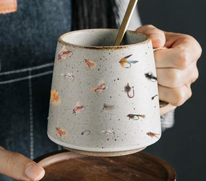 Fly Fishing Stoneware Mug